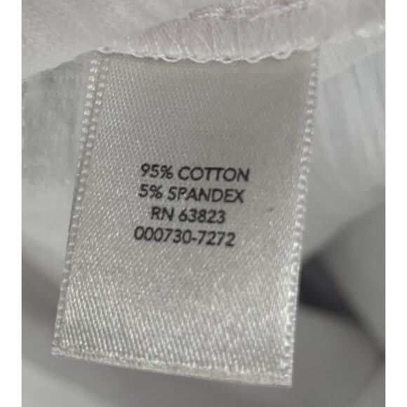 Christopher & Banks Long Sleeve T Shirt Women's XL White Purple Paris France NEW - Picture 9 of 10